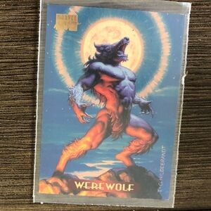 ’94 Marvel Masterpieces trading card: Werewolf #135
